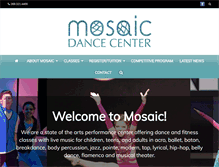 Tablet Screenshot of mosaicdancehall.com